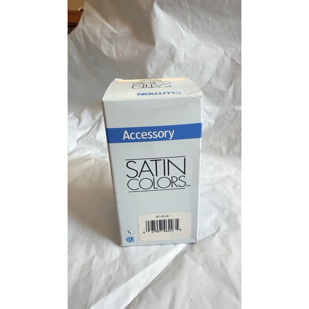 Lutron SC-BI-BI Satin Colors Blank Insert Biscuit Matte Accessory NOS
